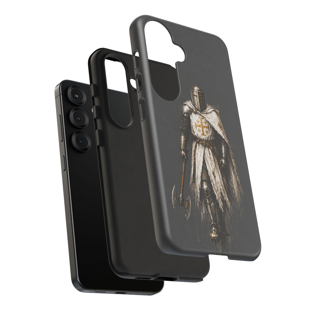 Knight Of The Kingdom Of Jerusalem Phone Case | Charcoal Grey