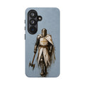 Knight Of The Kingdom Of Jerusalem Phone Case | Faded Steel Blue