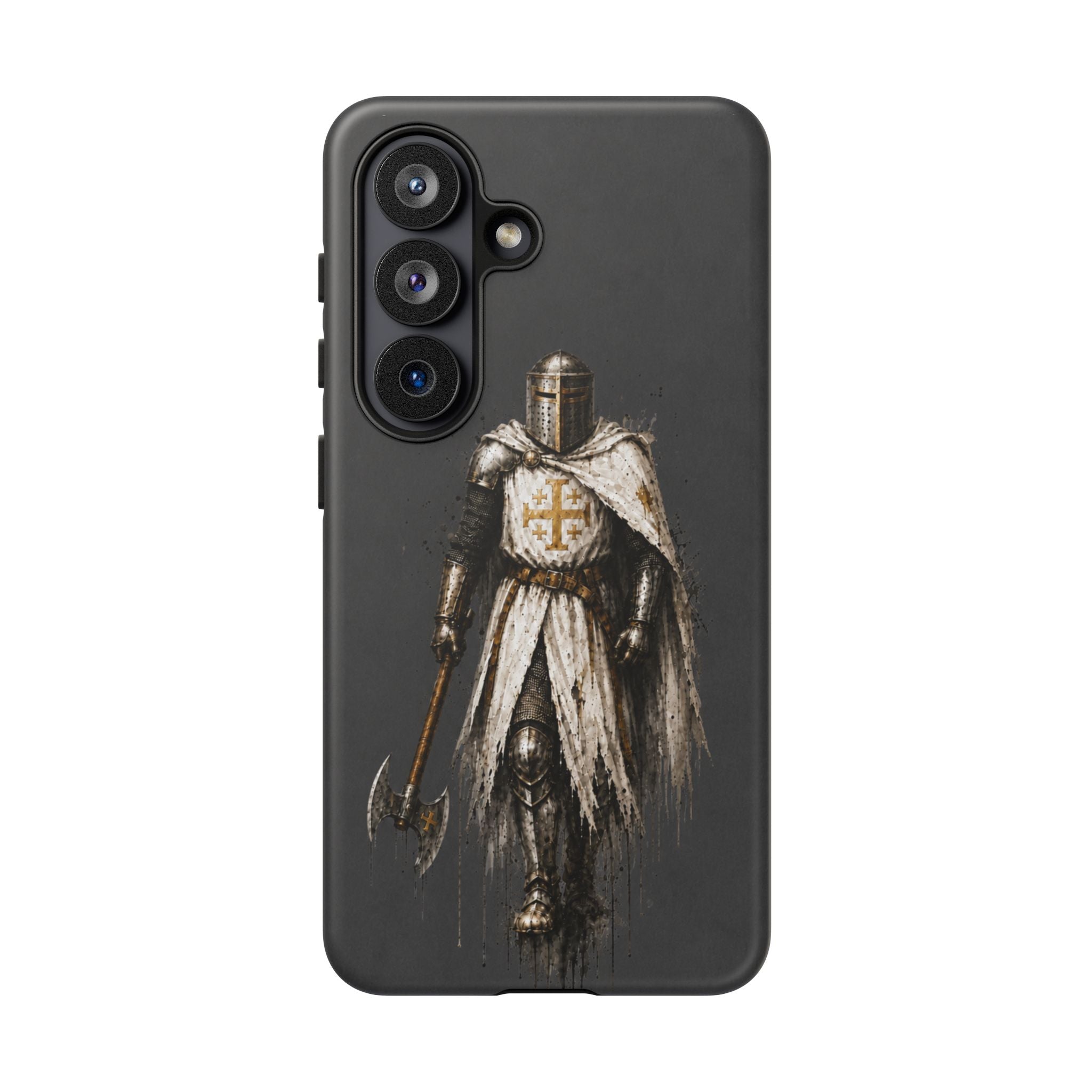 Knight Of The Kingdom Of Jerusalem Phone Case | Charcoal Grey