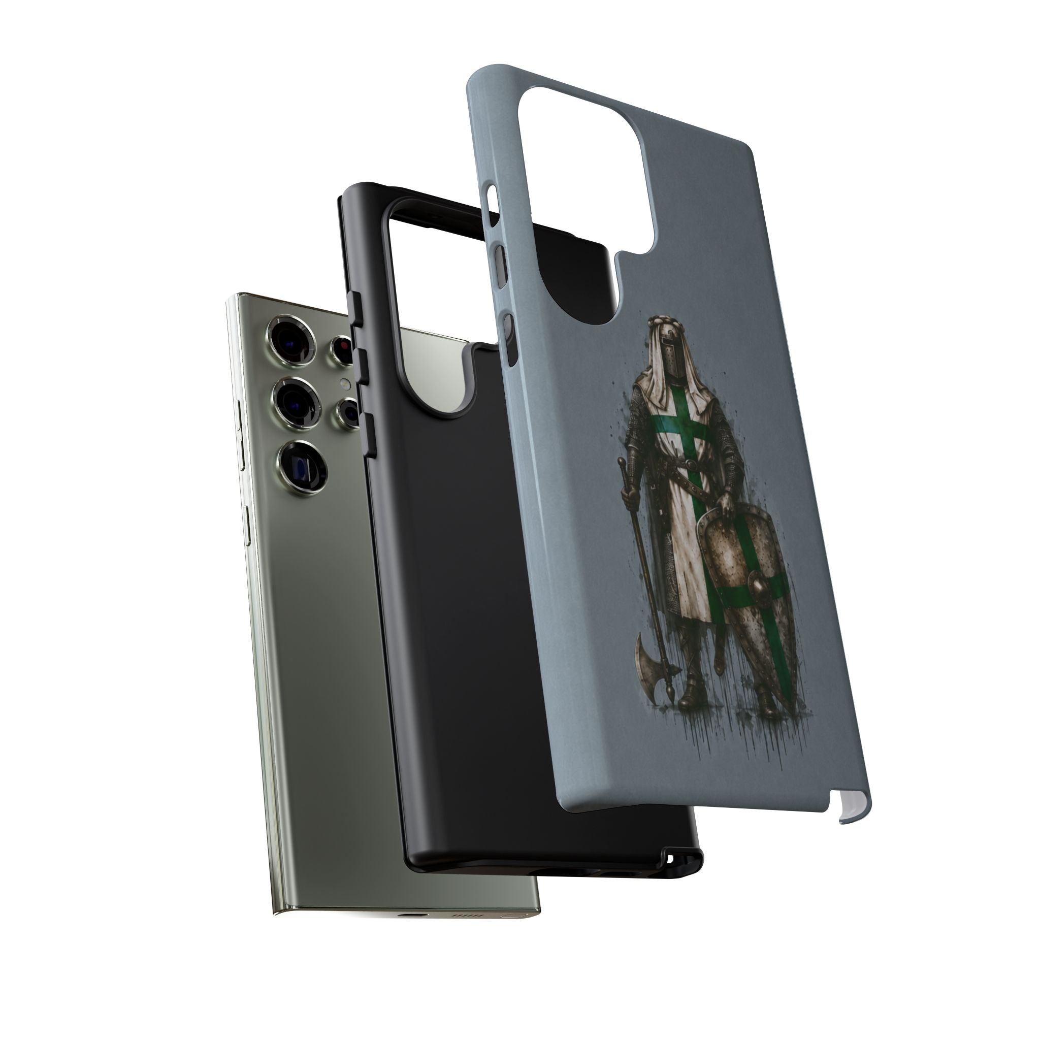 Knight Of The Order Of Saint Lazarus Phone Case | Faded Steel Blue
