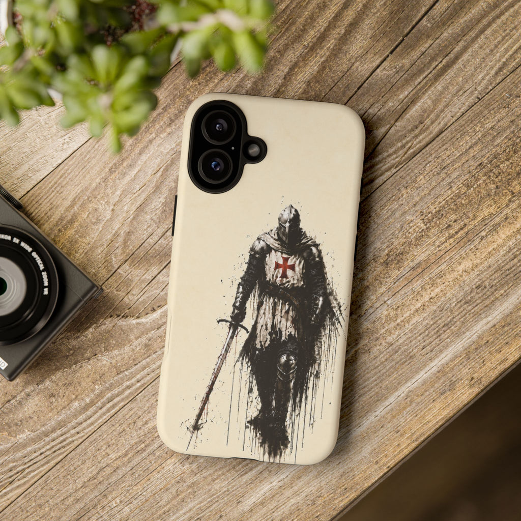 Knight Of The Templar Order Phone Case | Parchment Ivory
