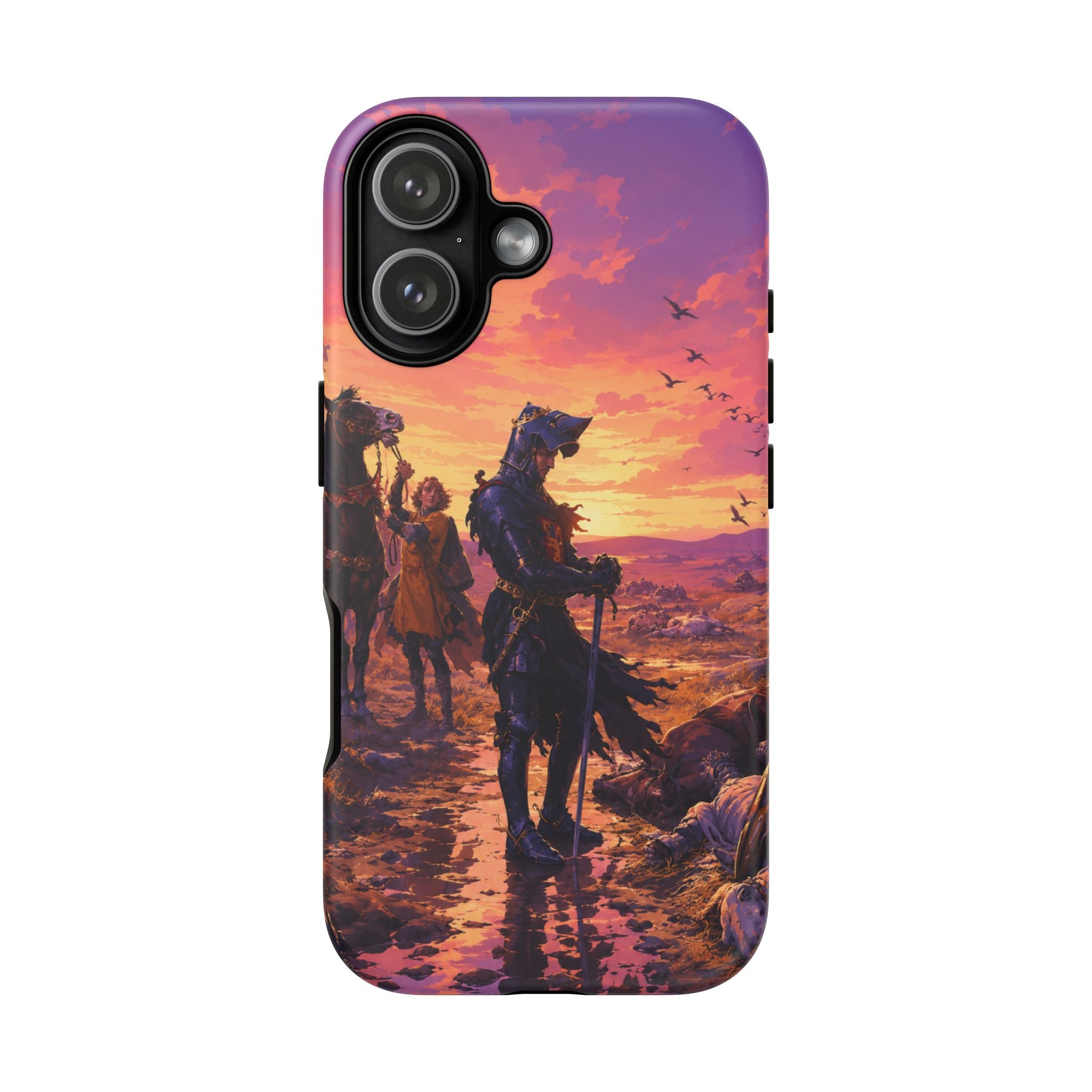 Medieval Knight Phone Cases In The GTA VI Art Style
