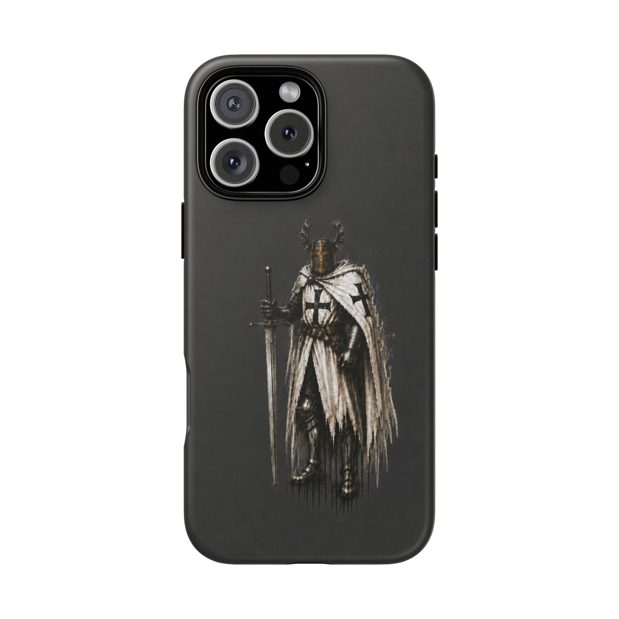 Knight Of The Teutonic Order Phone Case | Charcoal Grey