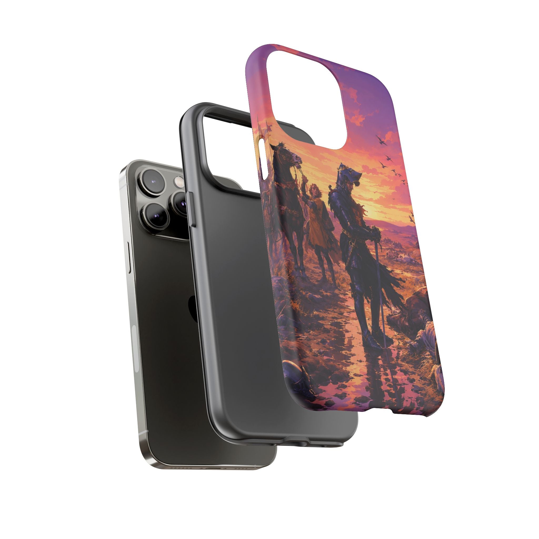 Medieval Knight Phone Cases In The GTA VI Art Style