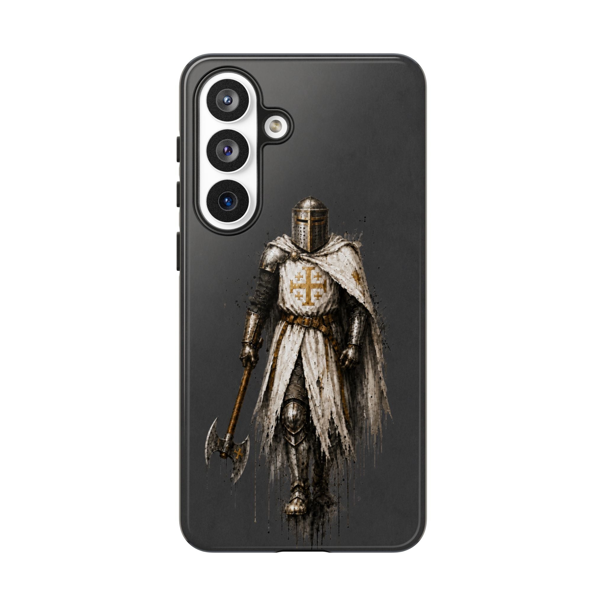 Knight Of The Kingdom Of Jerusalem Phone Case | Charcoal Grey