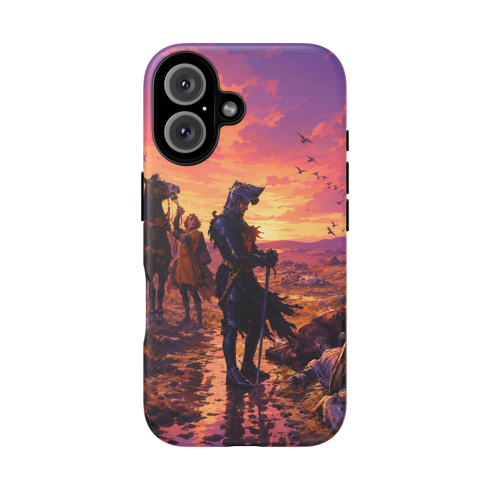 Medieval Knight Phone Cases In The GTA VI Art Style