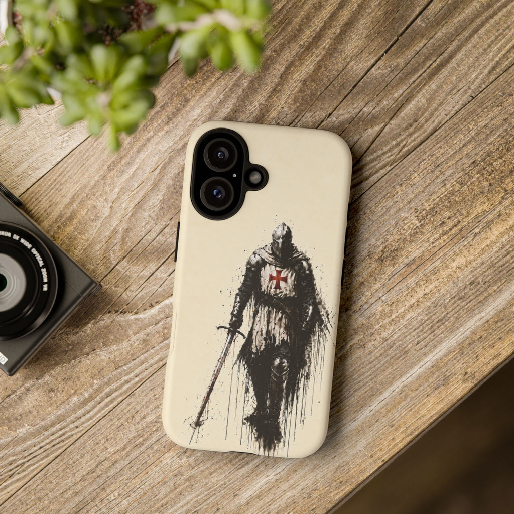 Knight Of The Templar Order Phone Case | Parchment Ivory