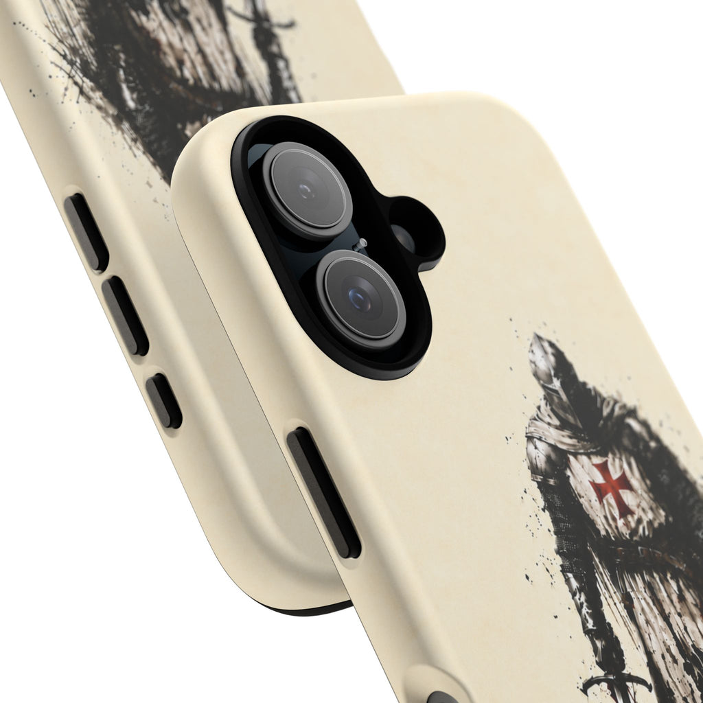 Knight Of The Templar Order Phone Case | Parchment Ivory