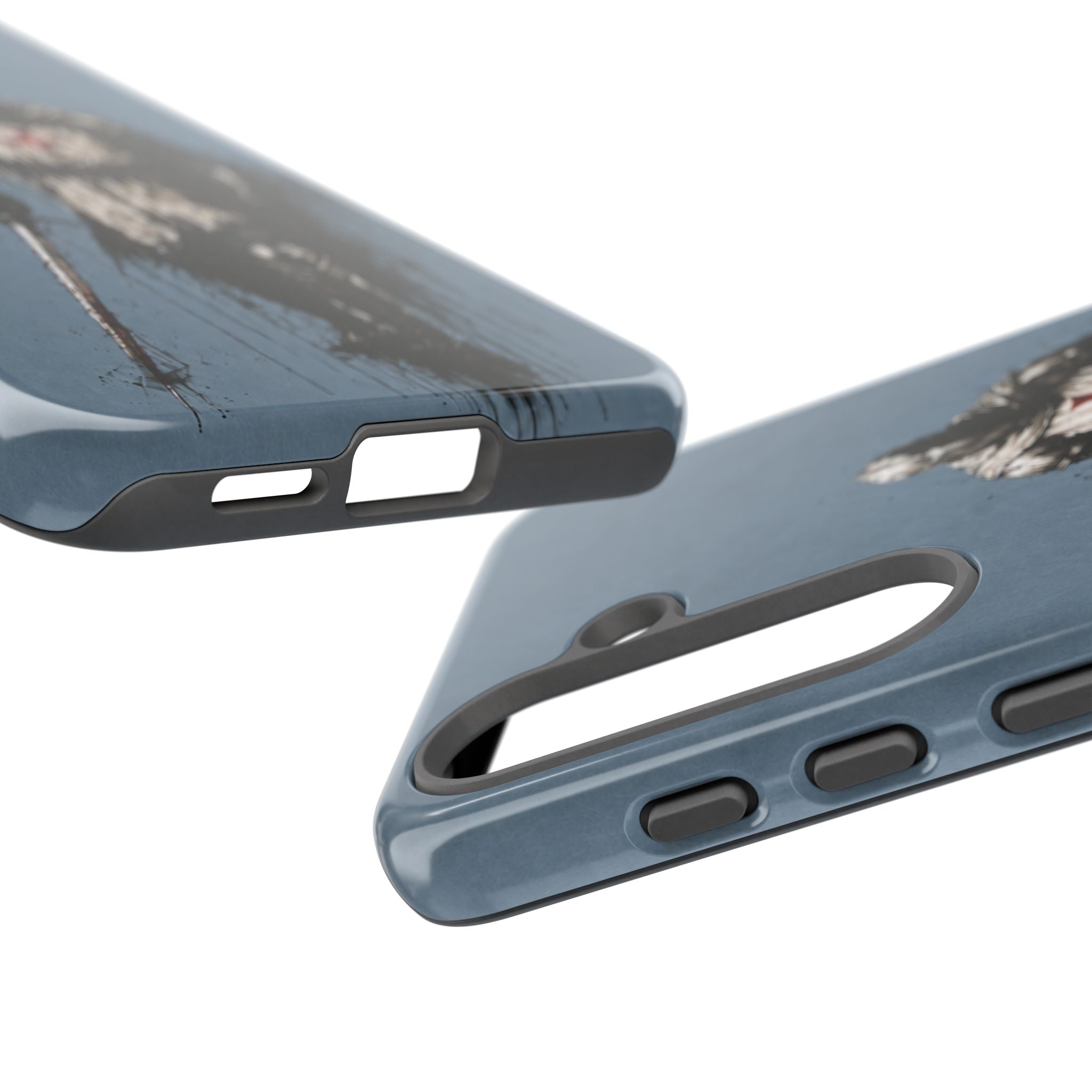 Knight Of The Templar Order Phone Case | Faded Steel Blue