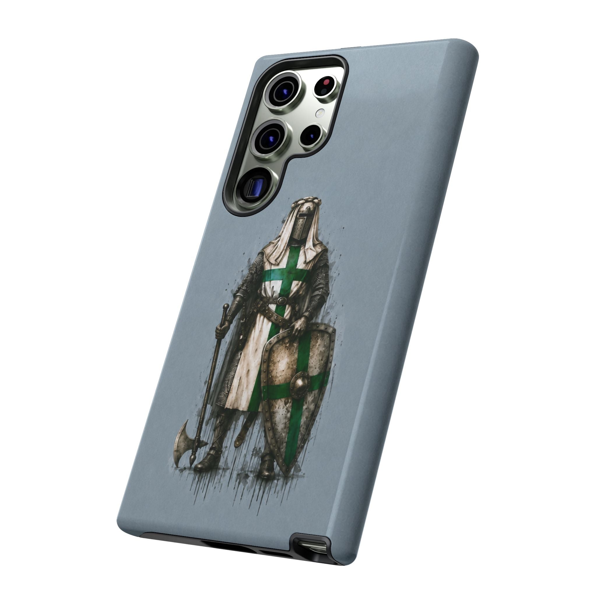Knight Of The Order Of Saint Lazarus Phone Case | Faded Steel Blue