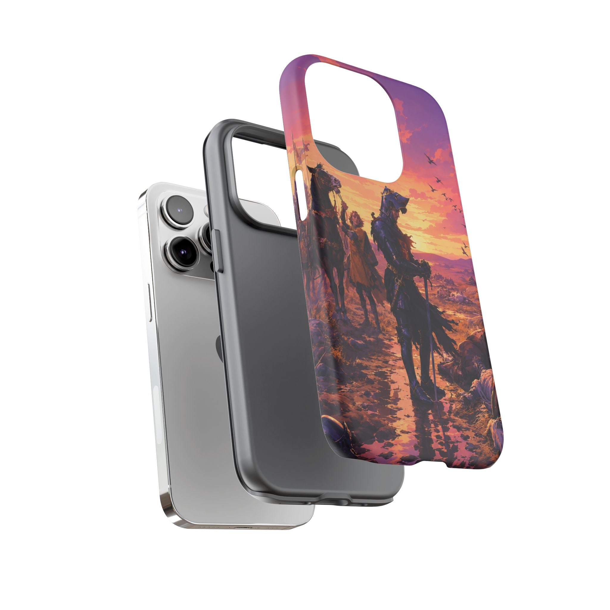 Medieval Knight Phone Cases In The GTA VI Art Style
