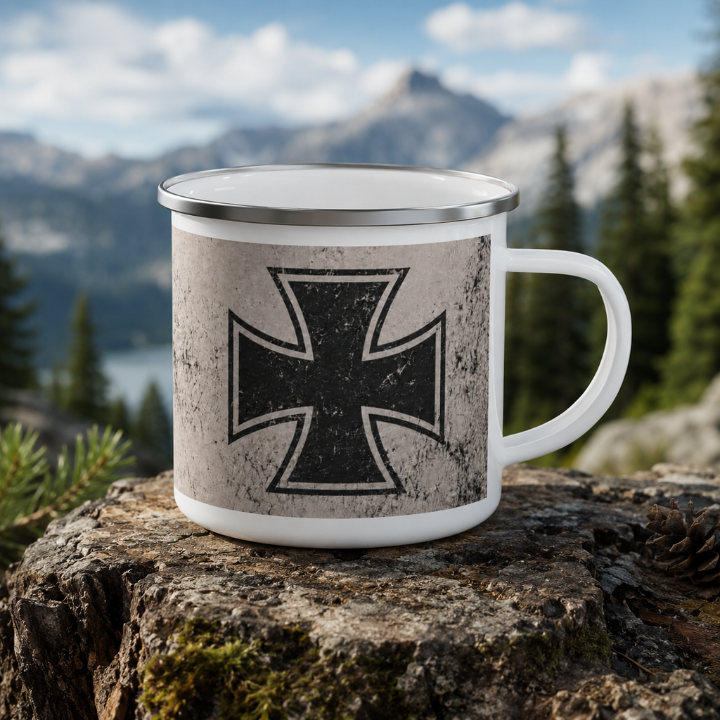 German Fallschirmjager Enamel Camp Mug