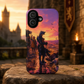 Black Prince at Crécy Phone Case – Medieval GTA VI Art Style