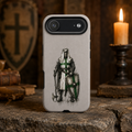 Knight of Saint Lazarus Phone Case – Medieval Crusader Art Silicone Case