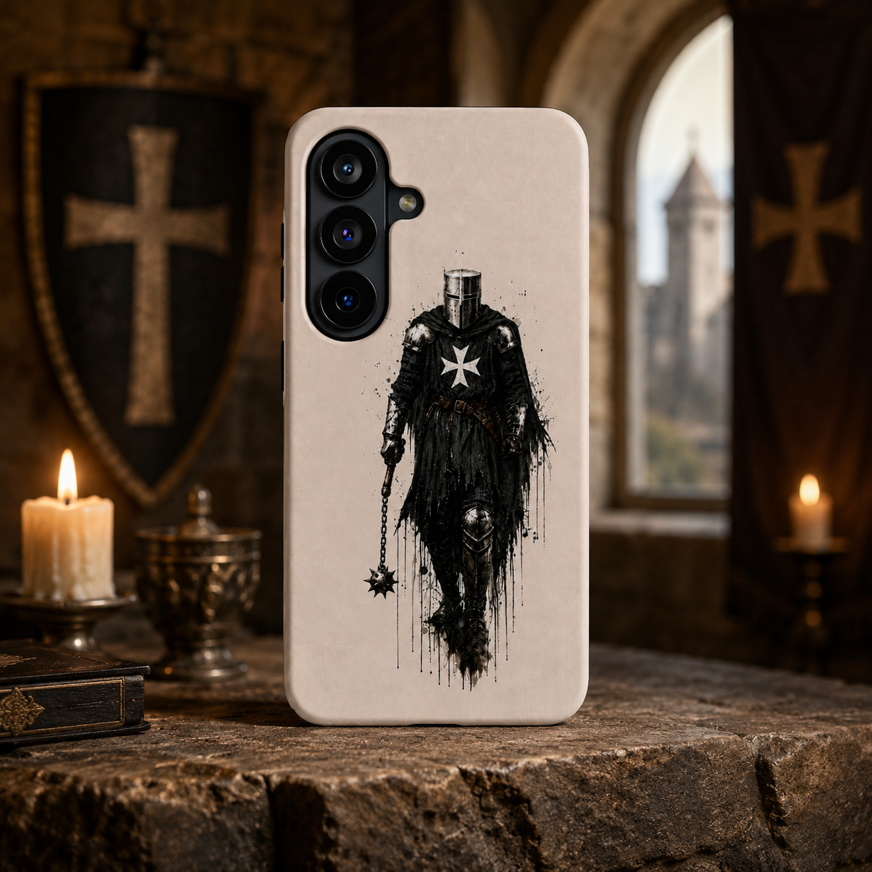 Knight Of The Hospitaller Order Phone Case I Blush Parchment