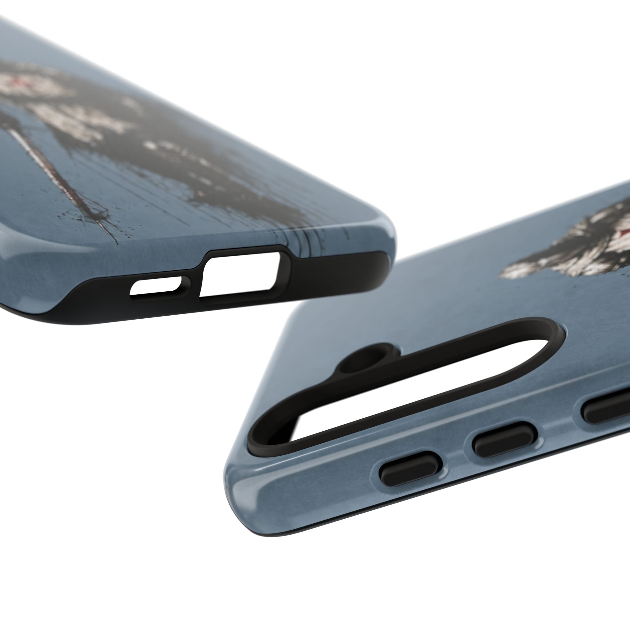 Knight Of The Templar Order Phone Case | Faded Steel Blue