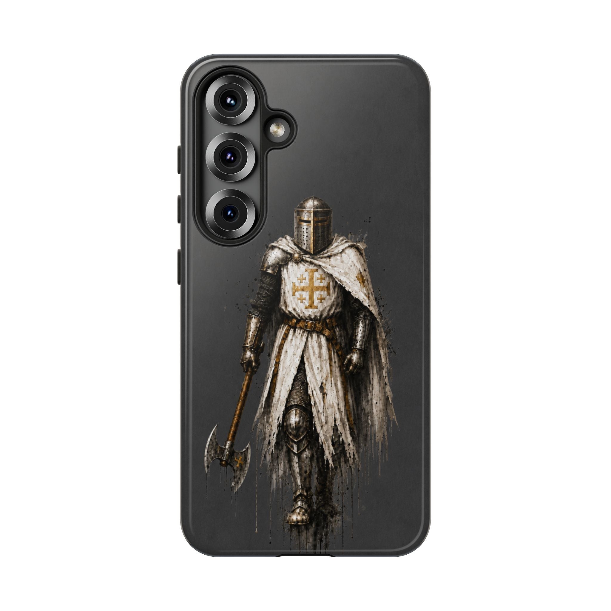 Knight Of The Kingdom Of Jerusalem Phone Case | Charcoal Grey