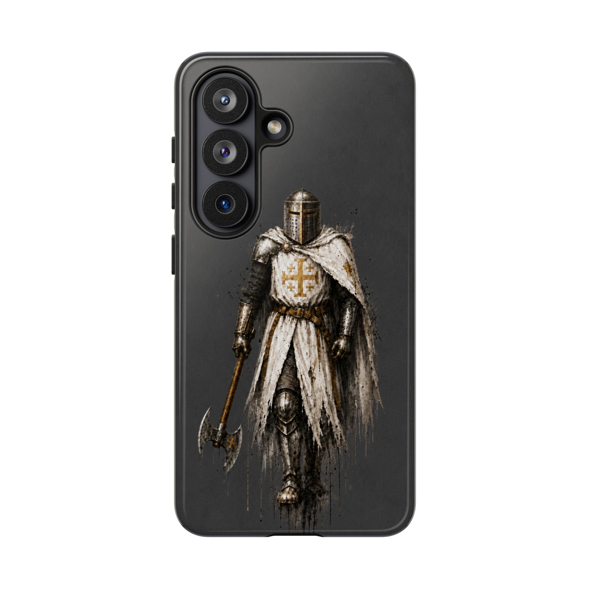 Knight Of The Kingdom Of Jerusalem Phone Case | Charcoal Grey