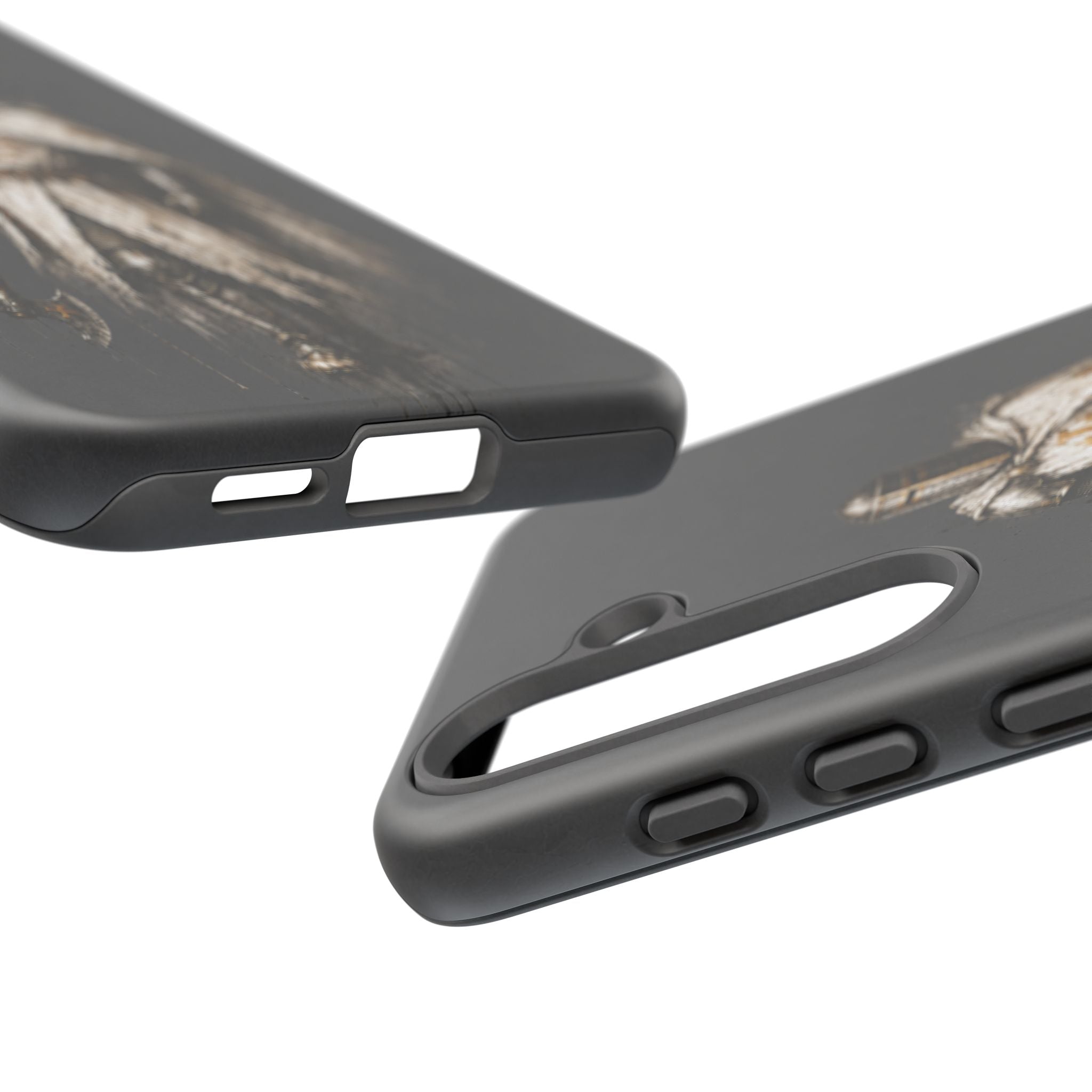 Knight Of The Kingdom Of Jerusalem Phone Case | Charcoal Grey