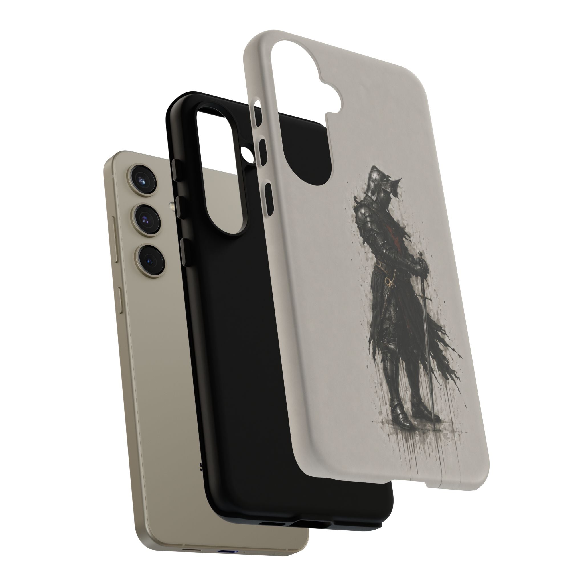 The Black Prince Phone Case | Stone Grey