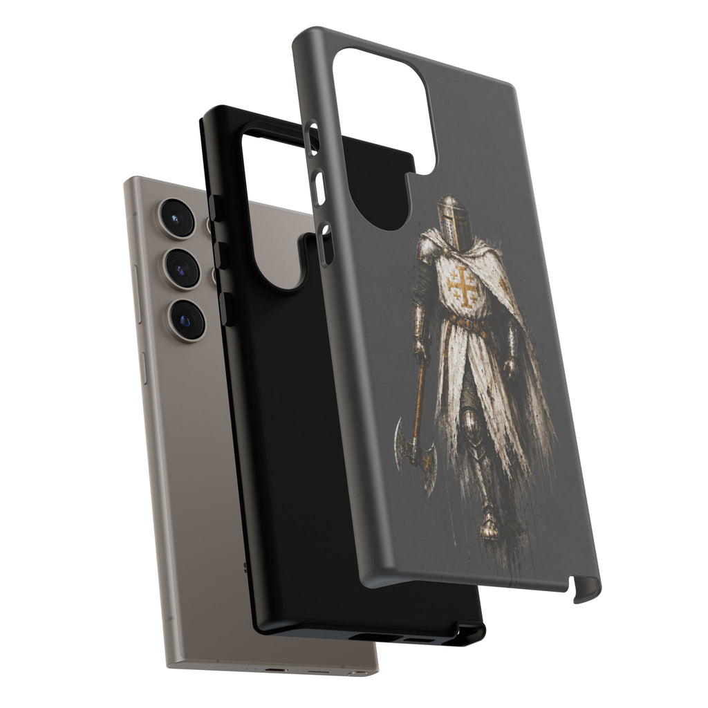 Knight Of The Kingdom Of Jerusalem Phone Case | Charcoal Grey