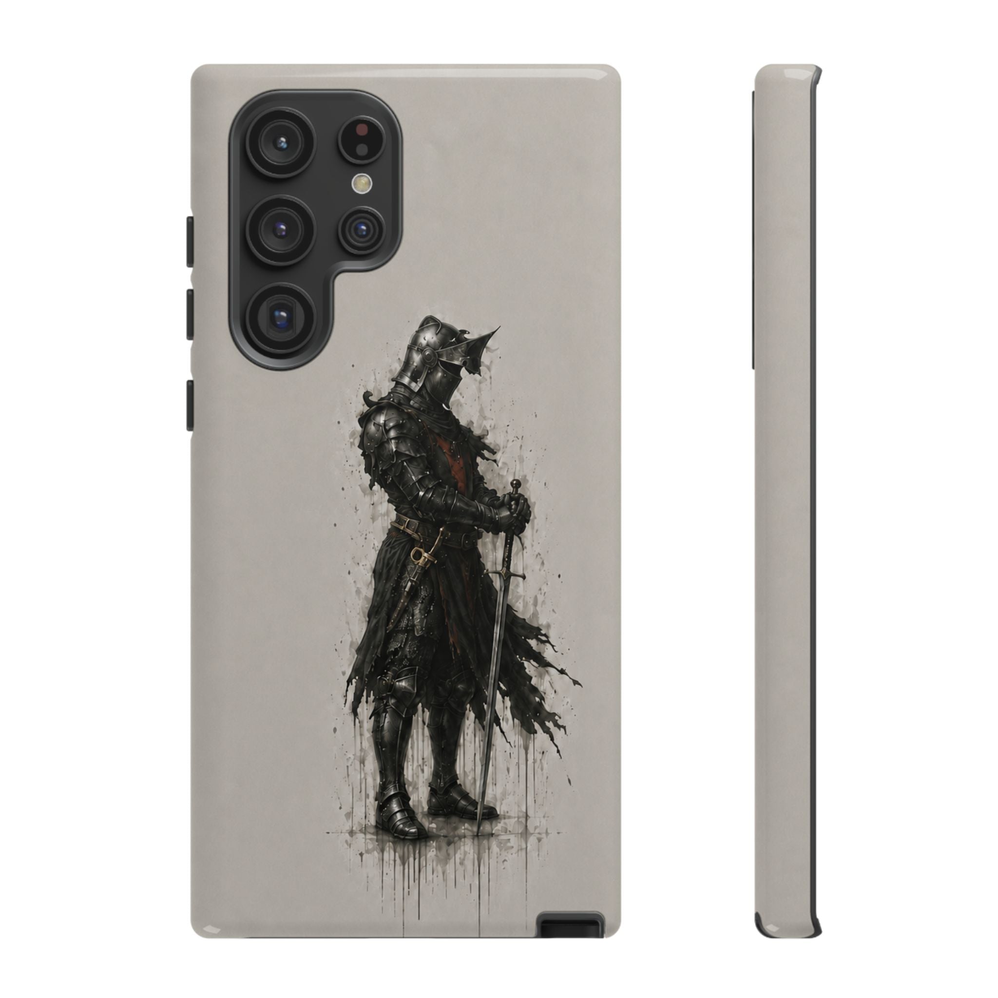 The Black Prince Phone Case | Stone Grey
