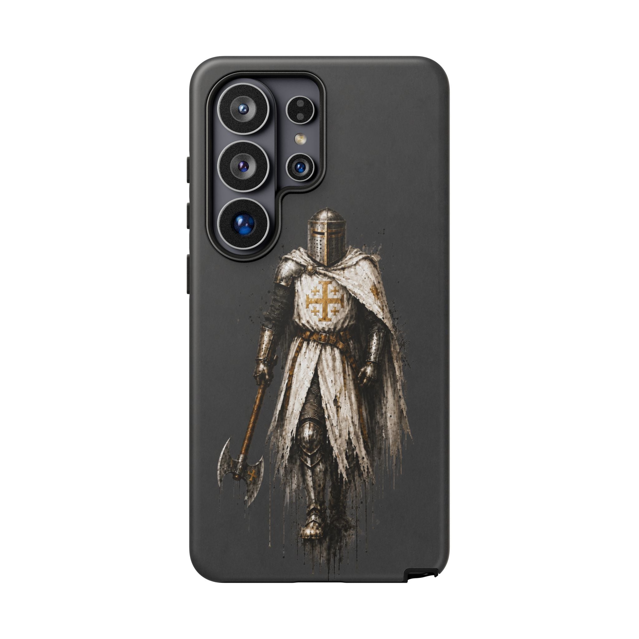 Knight Of The Kingdom Of Jerusalem Phone Case | Charcoal Grey