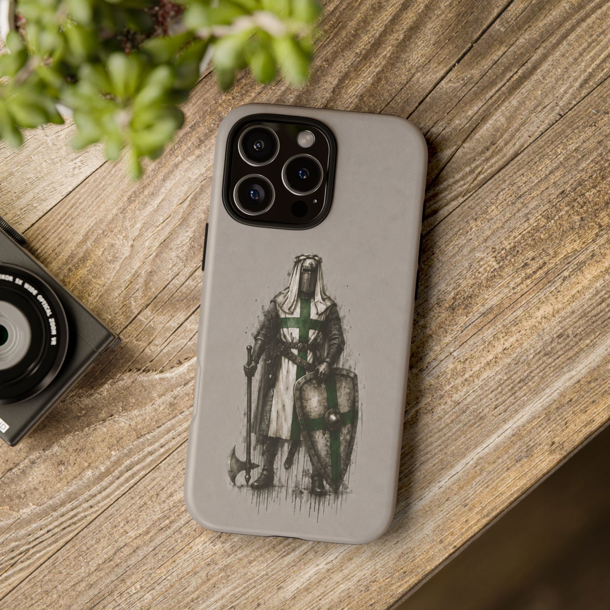 Knight Of The Order Of Saint Lazarus Phone Case | Stone Grey