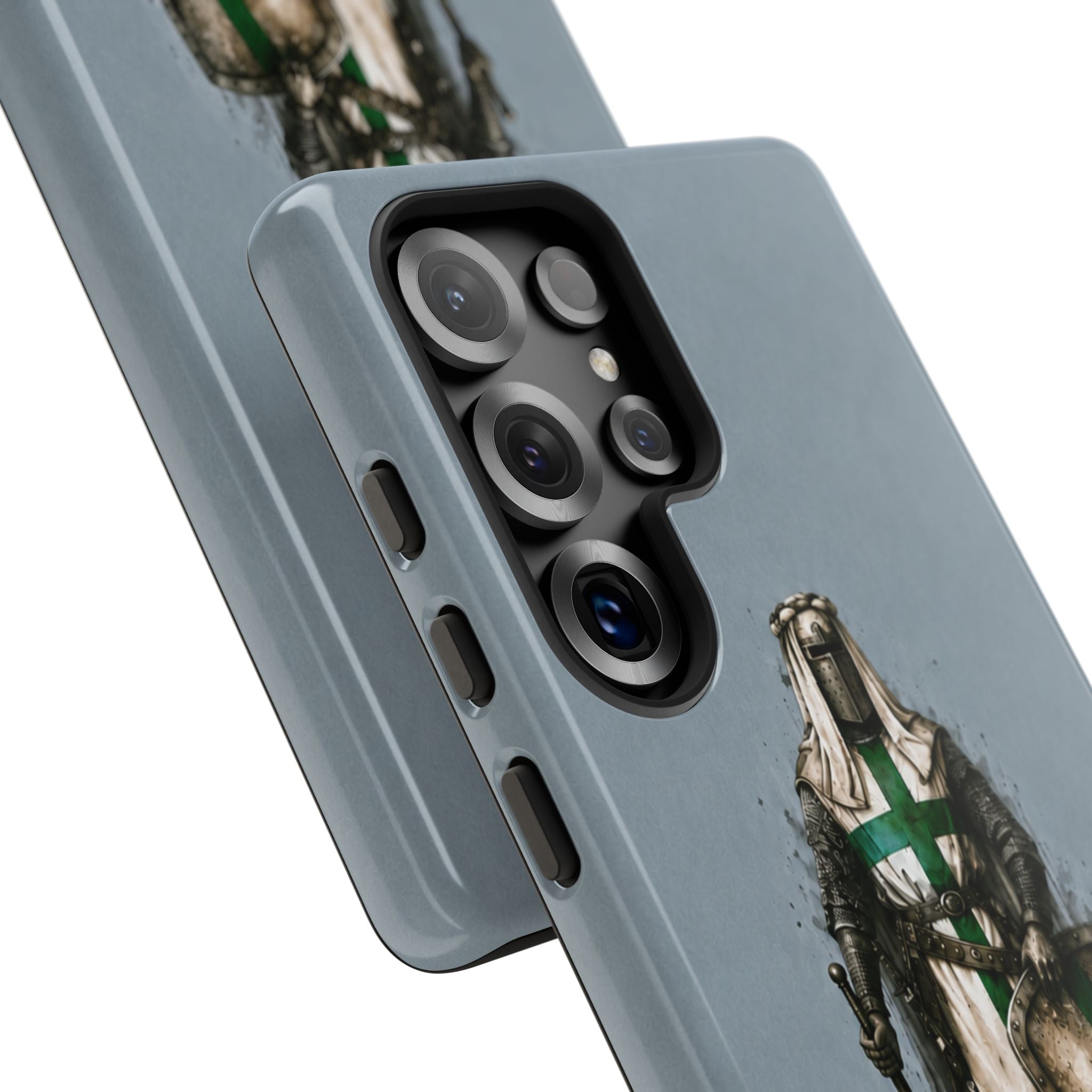 Knight Of The Order Of Saint Lazarus Phone Case | Faded Steel Blue