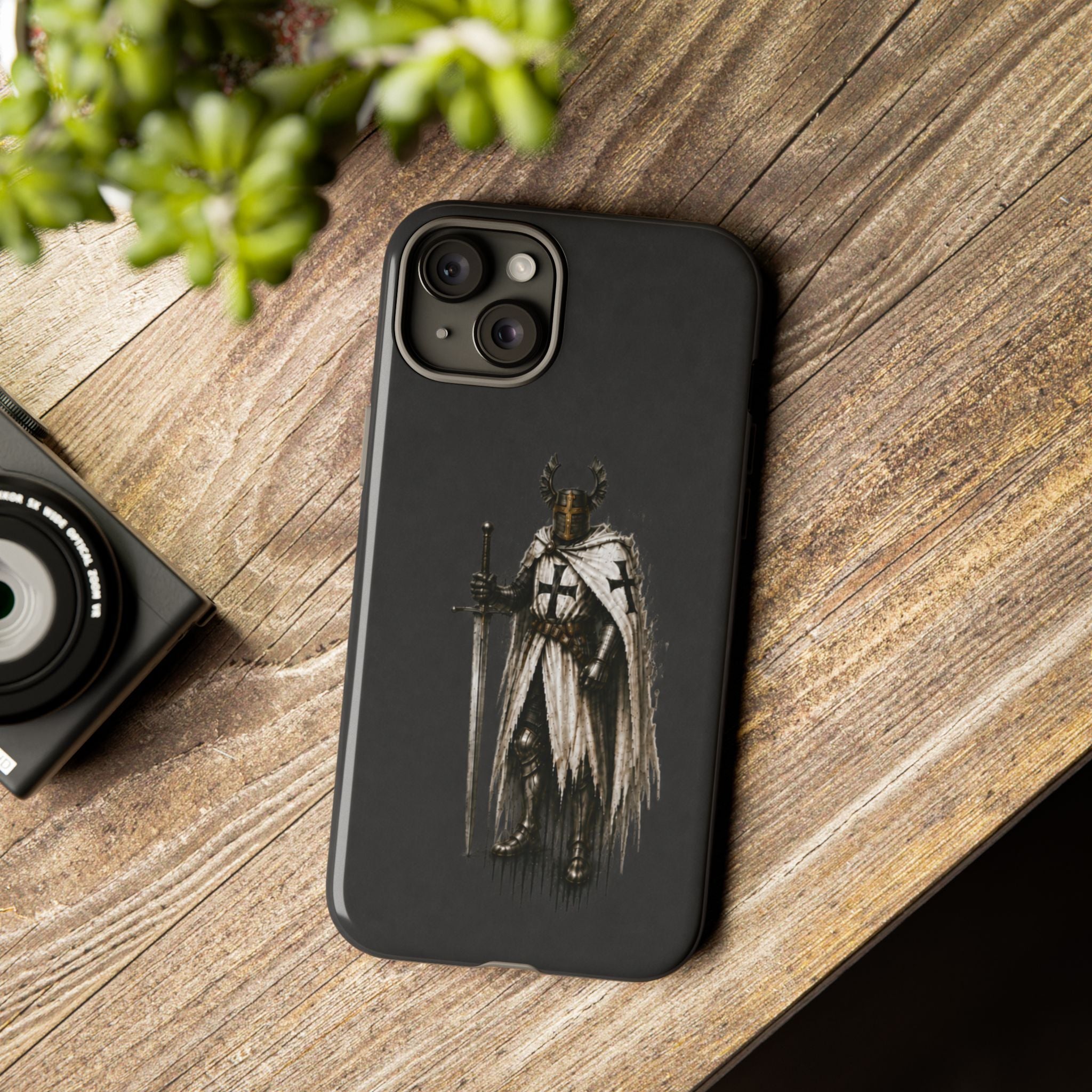 Knight Of The Teutonic Order Phone Case | Charcoal Grey