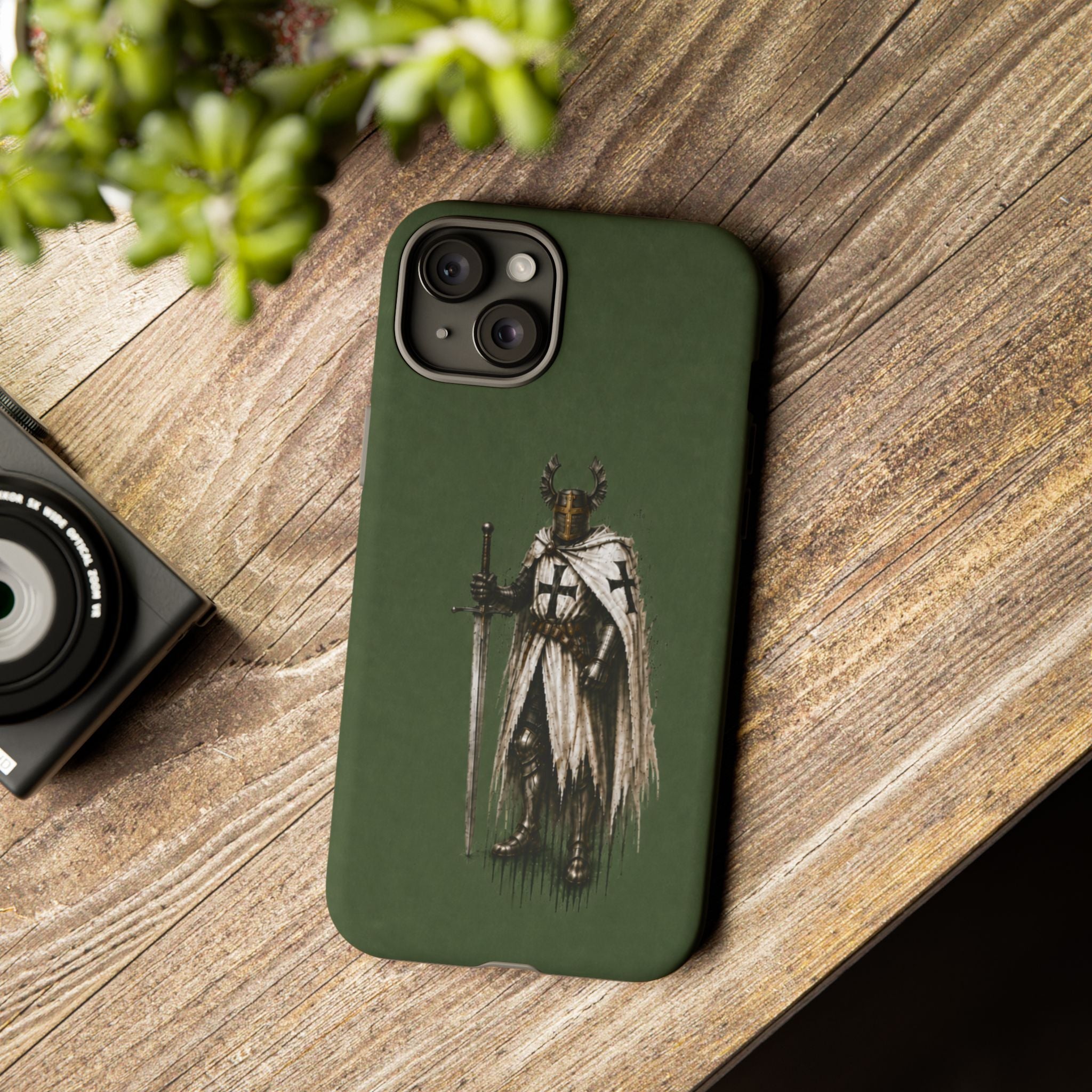 Knight Of The Teutonic Order Phone Case I Forest Green
