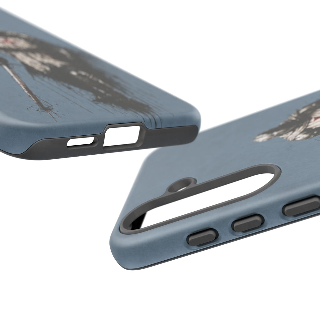 Knight Of The Templar Order Phone Case | Faded Steel Blue