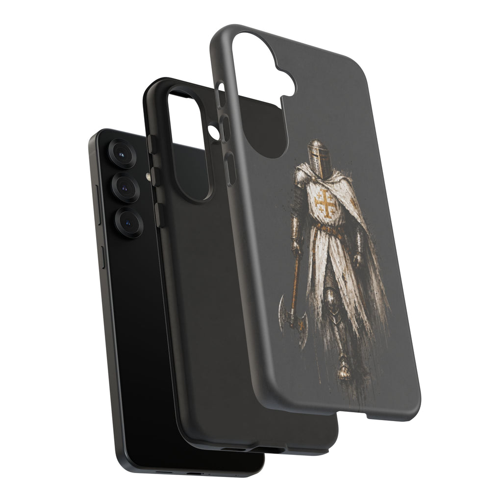 Knight Of The Kingdom Of Jerusalem Phone Case | Charcoal Grey