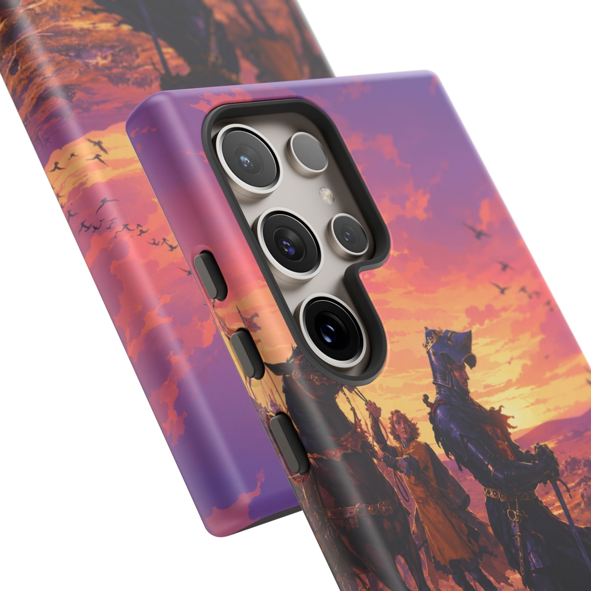 Medieval Knight Phone Cases In The GTA VI Art Style