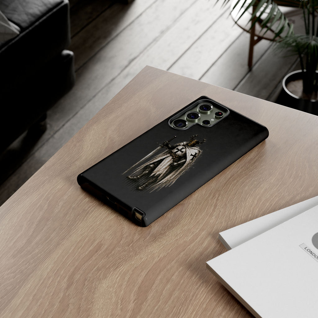 Knight Of The Teutonic Order Phone Case | Charcoal Grey
