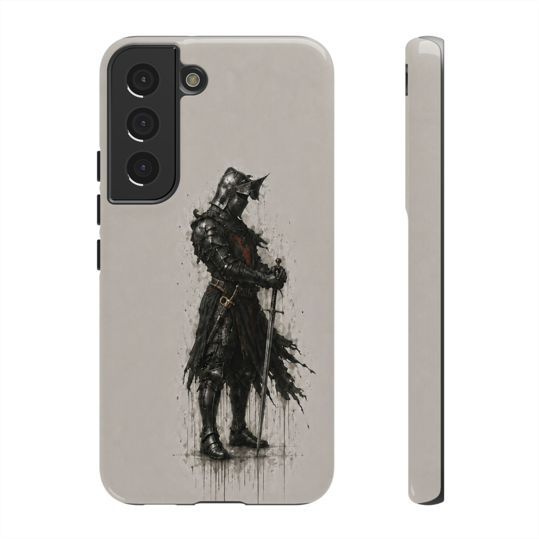 The Black Prince Phone Case | Stone Grey