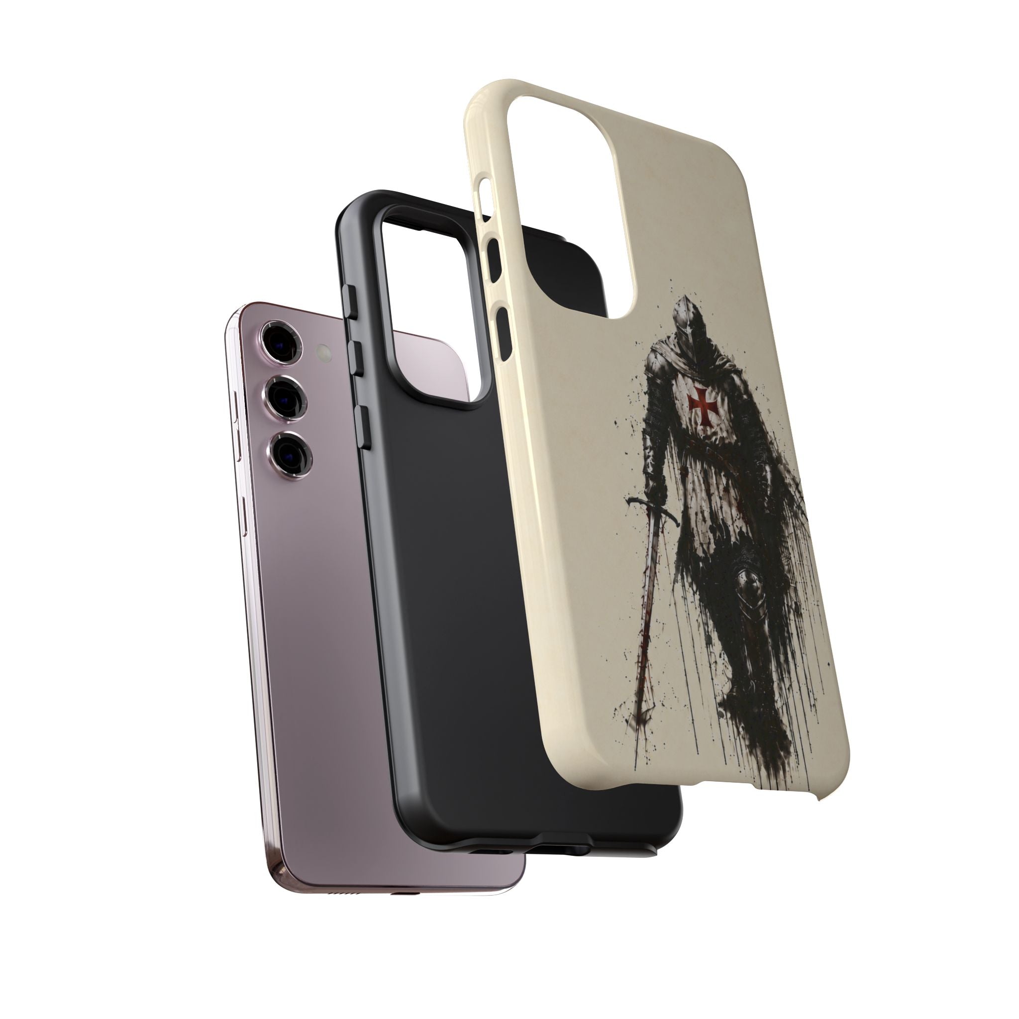 Knight Of The Templar Order Phone Case | Parchment Ivory