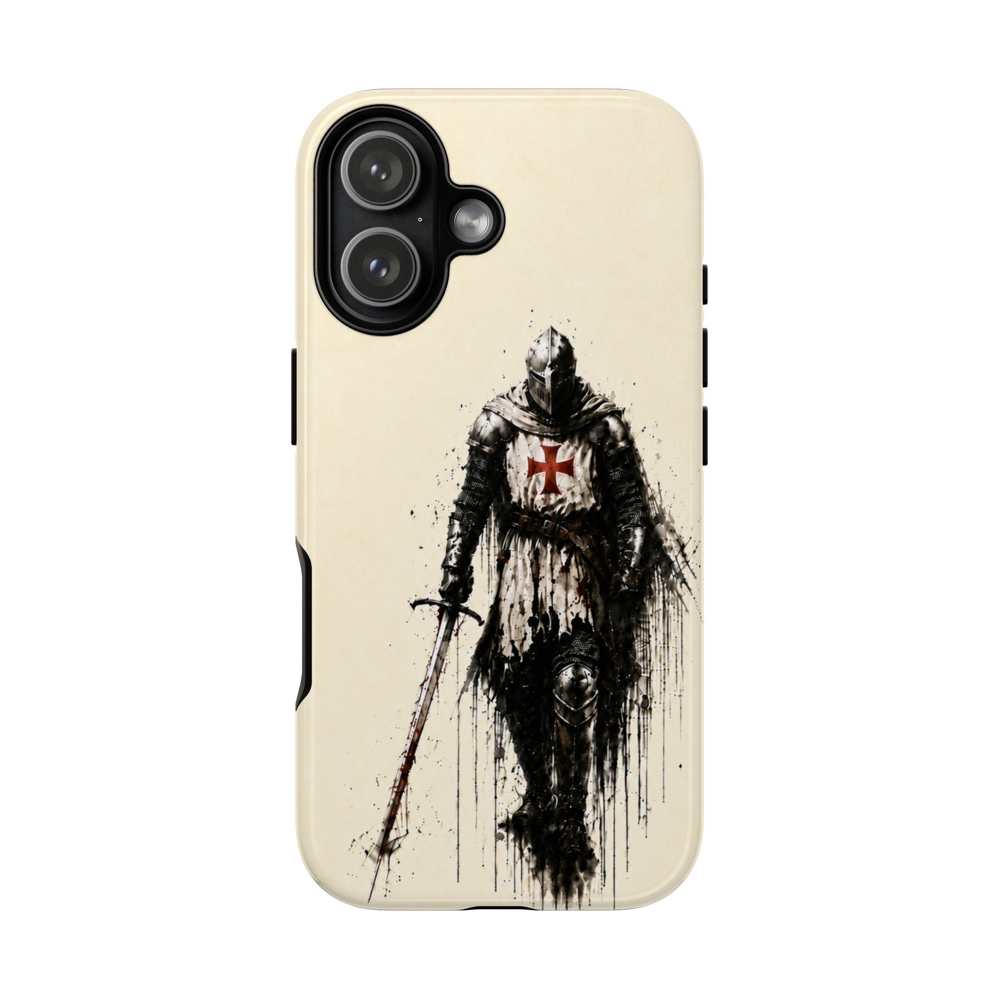 Knight Of The Templar Order Phone Case | Parchment Ivory