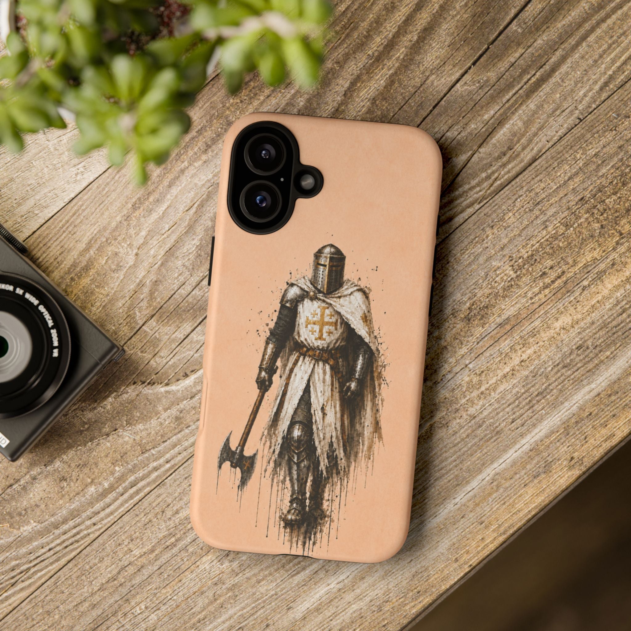 Knight Of The Kingdom Of Jerusalem Phone Case | Peach