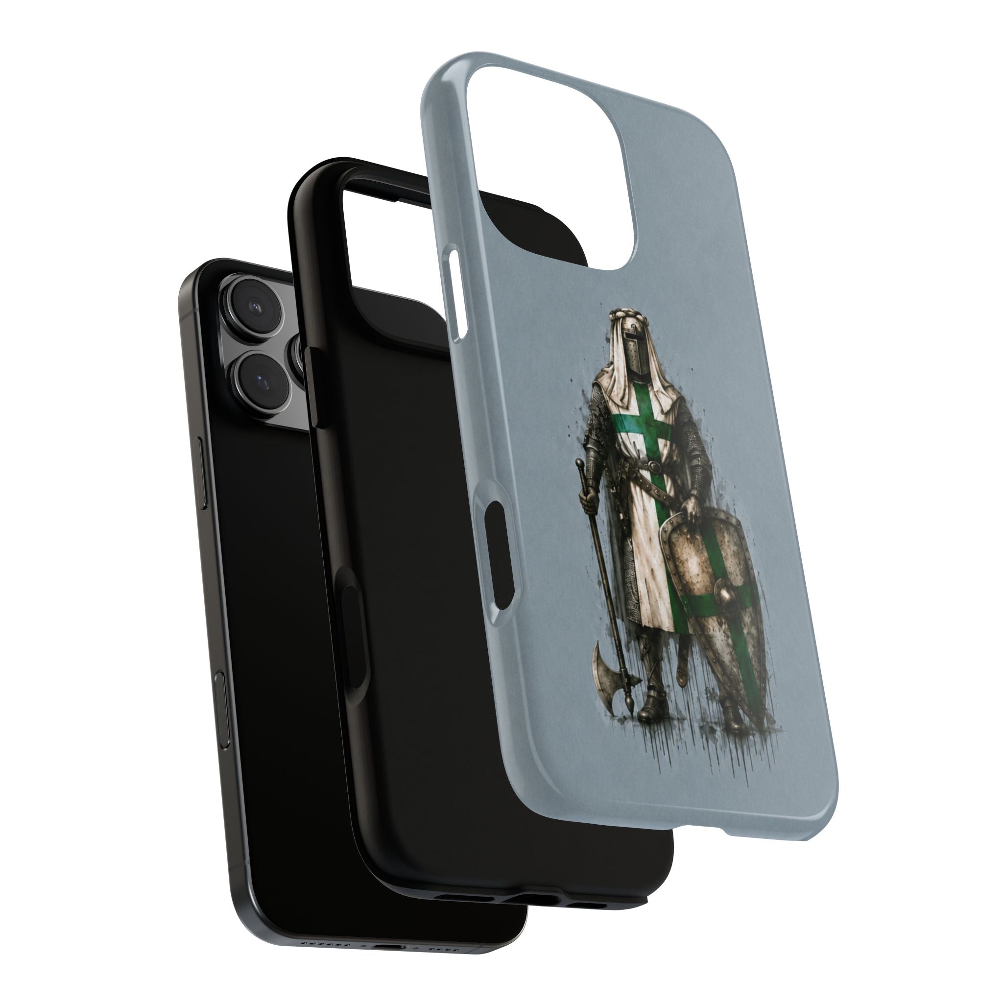 Knight Of The Order Of Saint Lazarus Phone Case | Faded Steel Blue