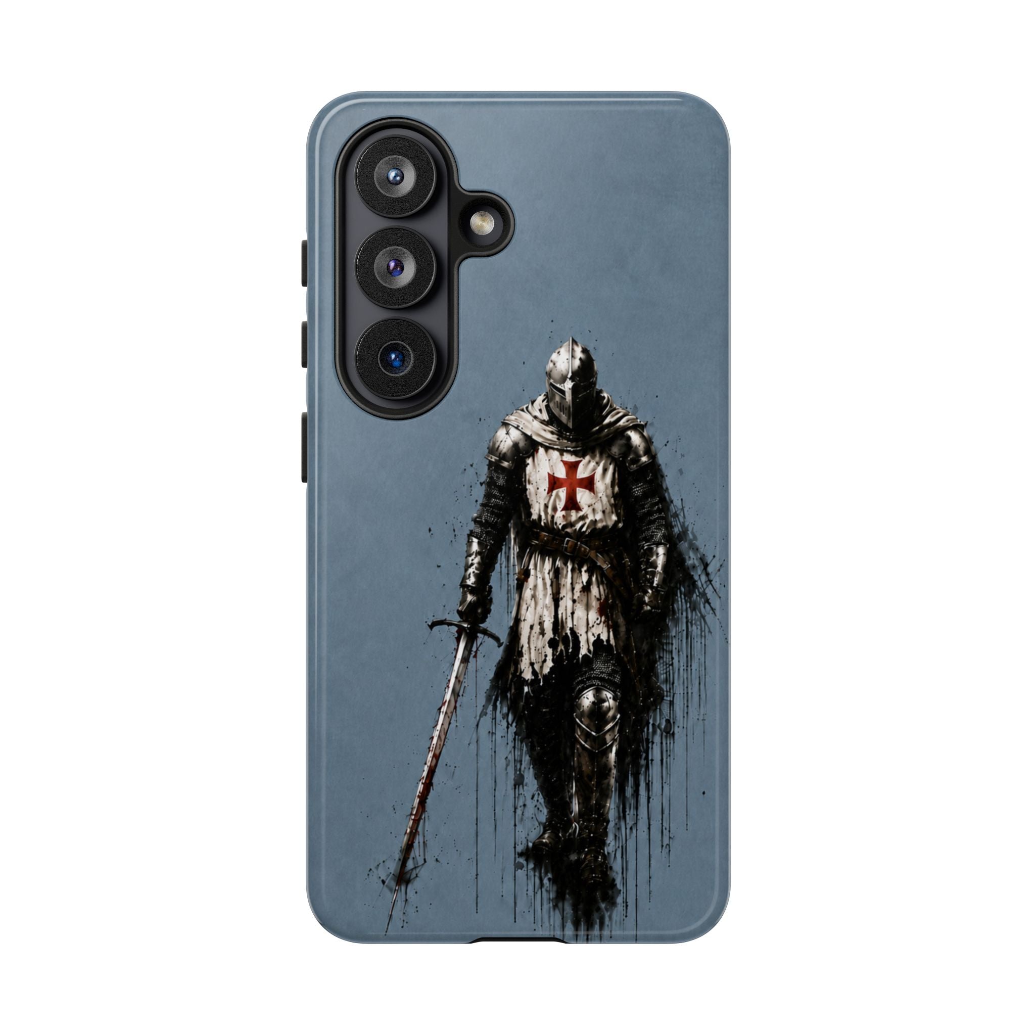 Knight Of The Templar Order Phone Case | Faded Steel Blue
