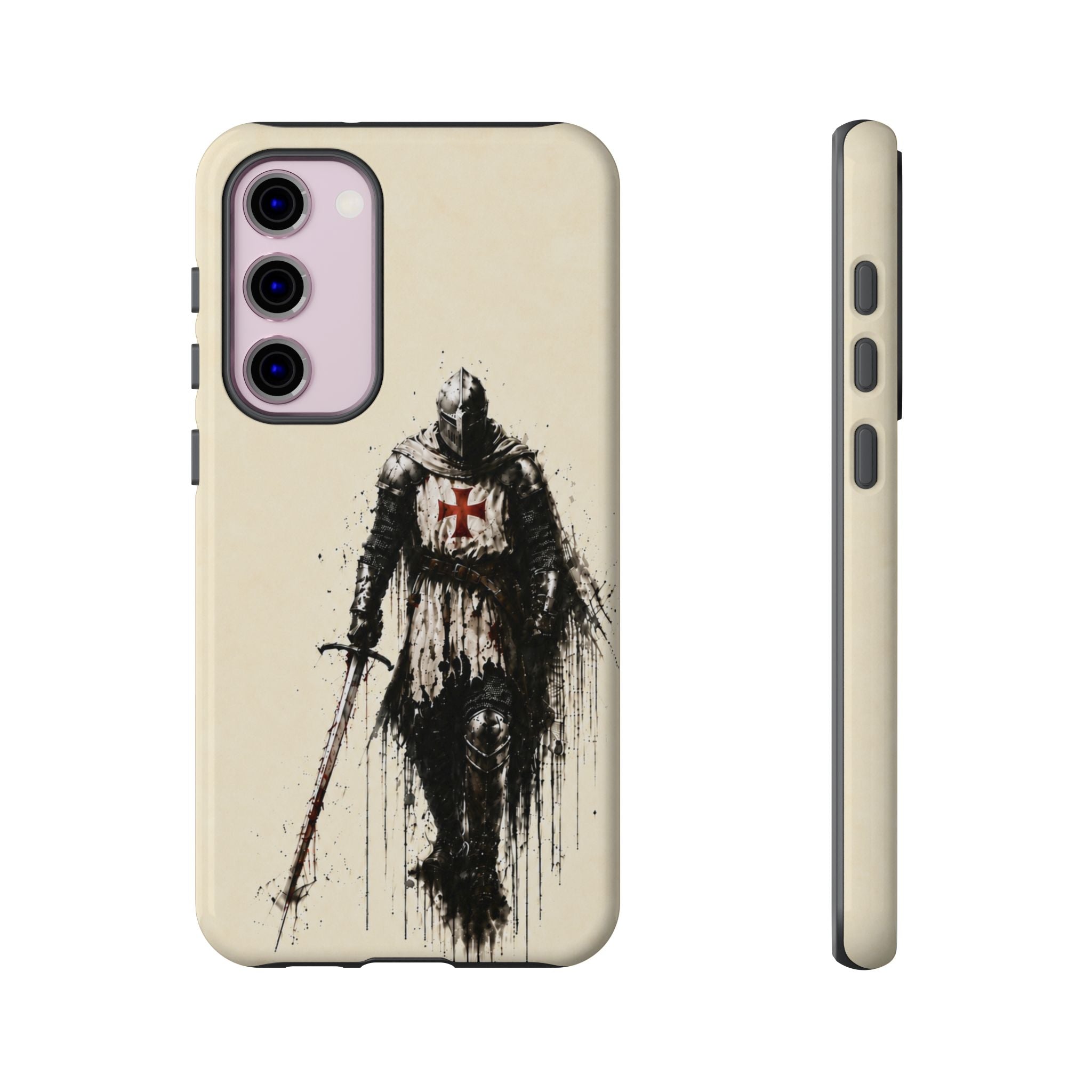 Knight Of The Templar Order Phone Case | Parchment Ivory