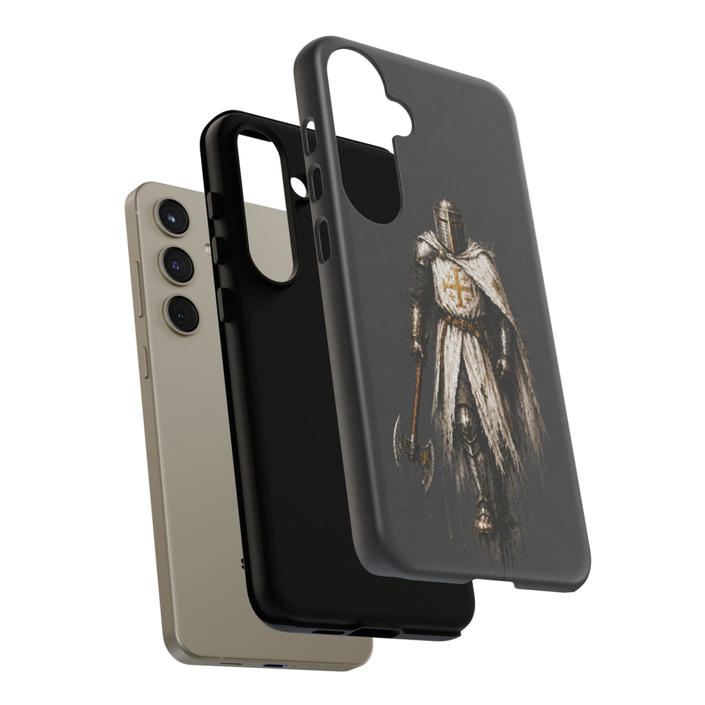 Knight Of The Kingdom Of Jerusalem Phone Case | Charcoal Grey