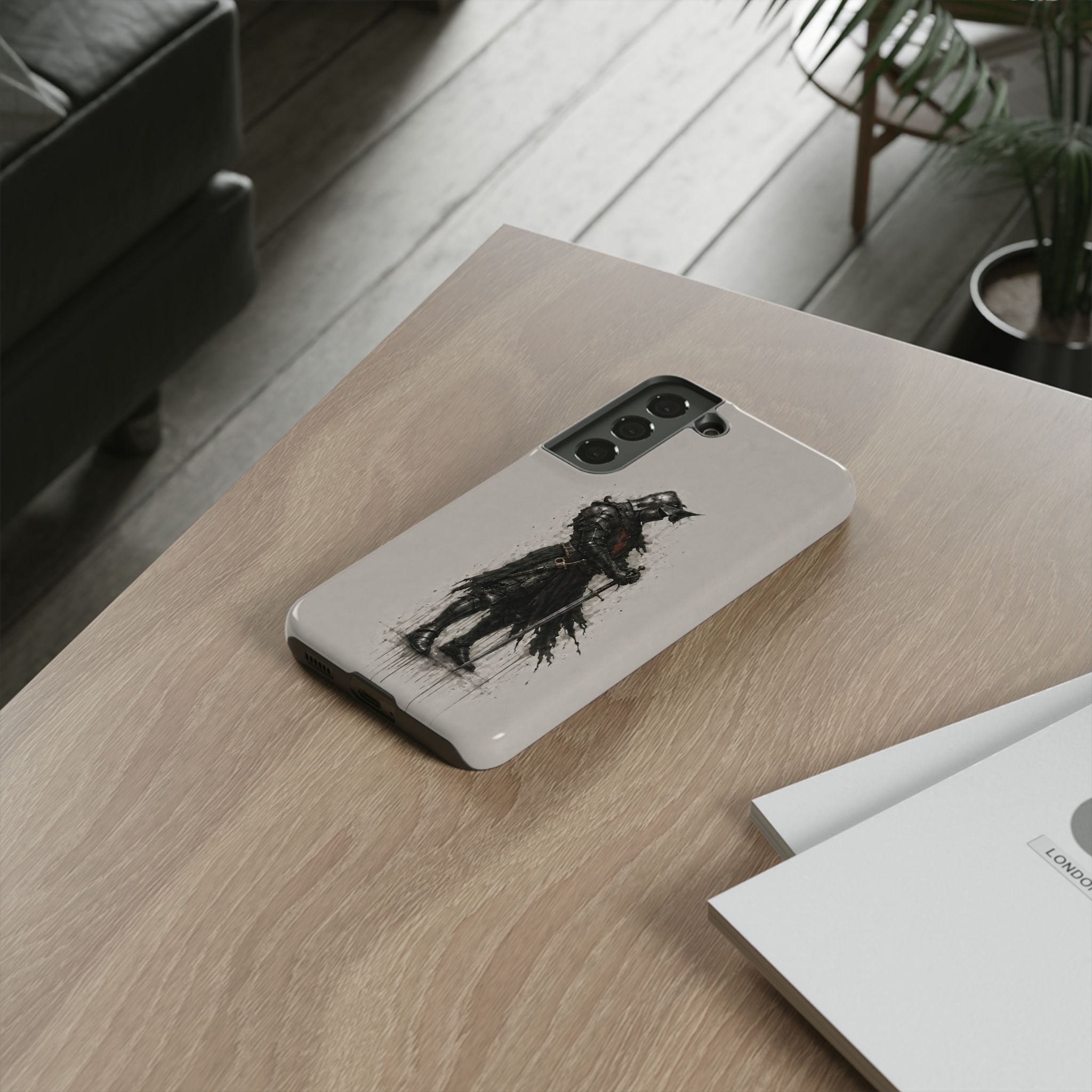 The Black Prince Phone Case | Stone Grey