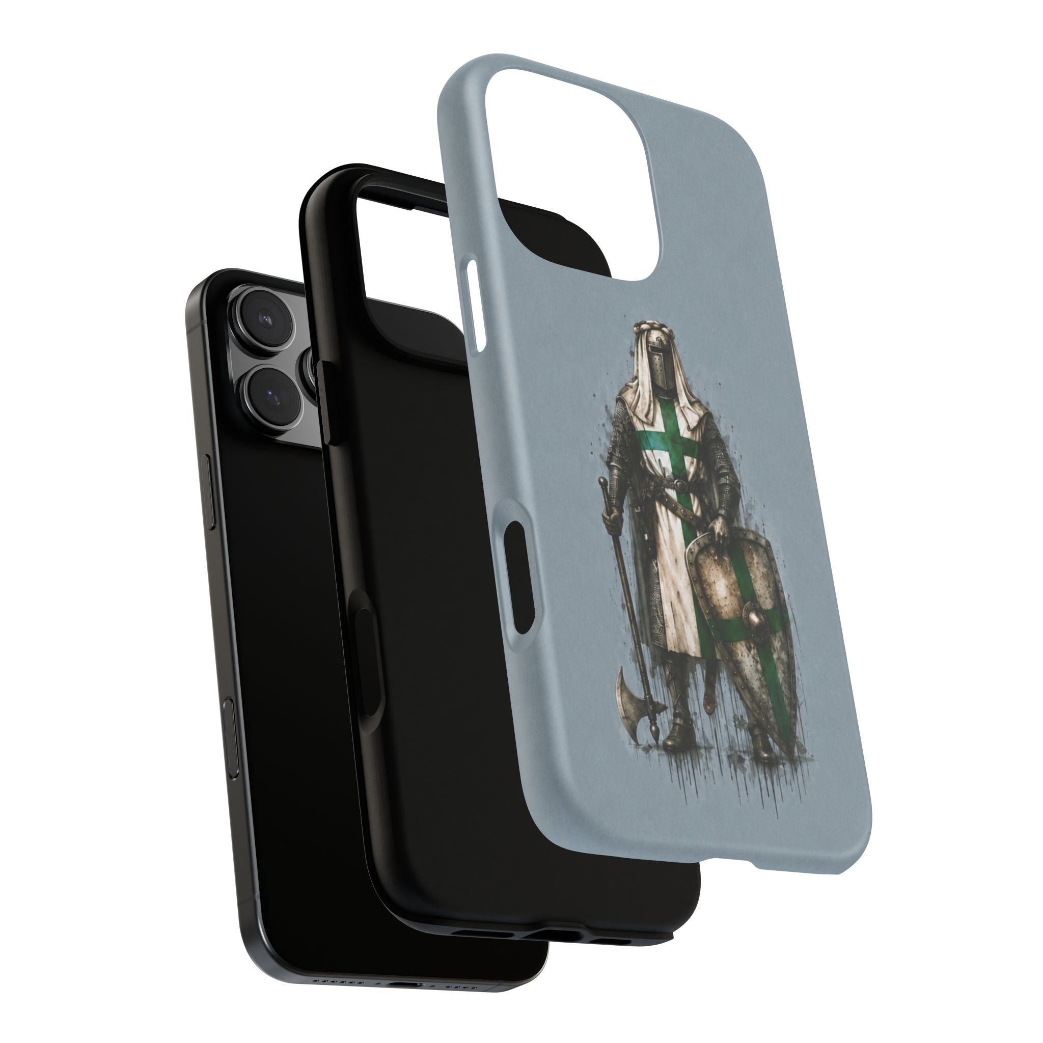 Knight Of The Order Of Saint Lazarus Phone Case | Faded Steel Blue