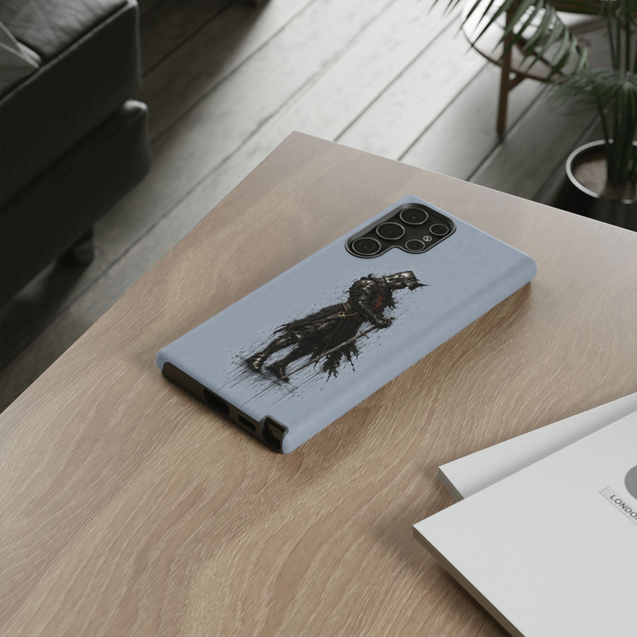 The Black Prince Phone Case I Faded Steel Blue