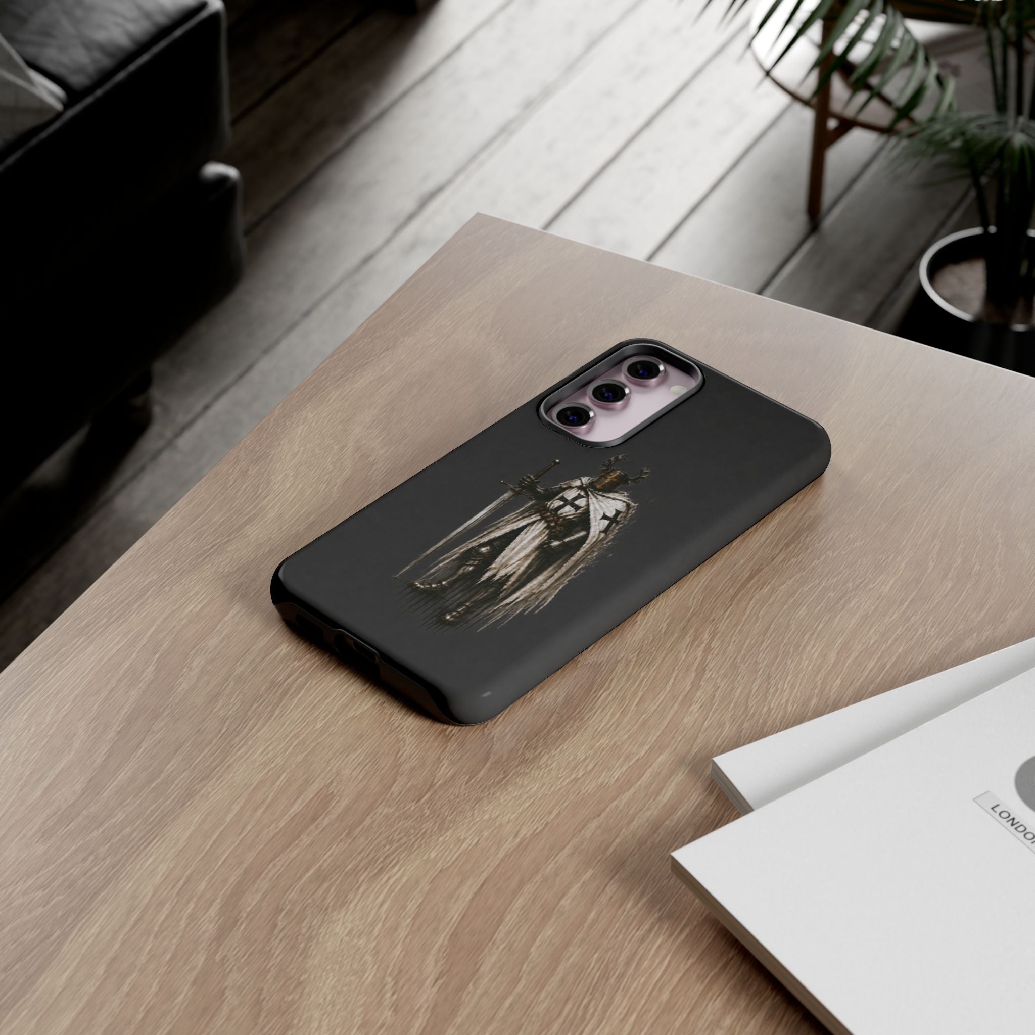 Knight Of The Teutonic Order Phone Case | Charcoal Grey