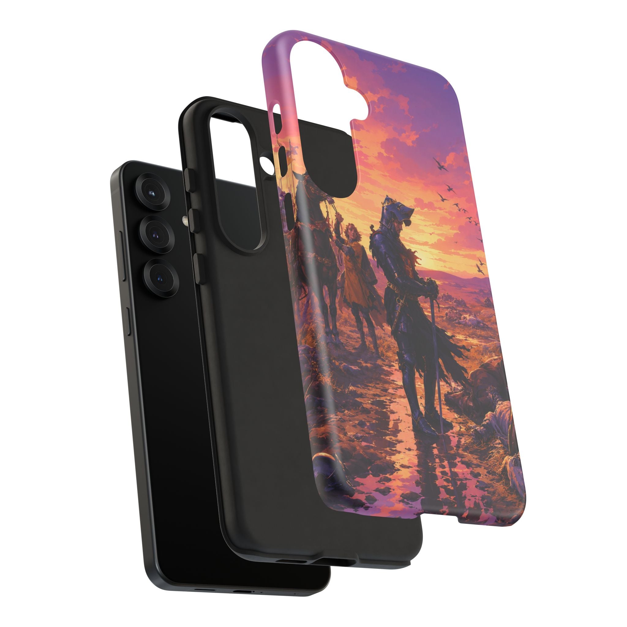 Medieval Knight Phone Cases In The GTA VI Art Style