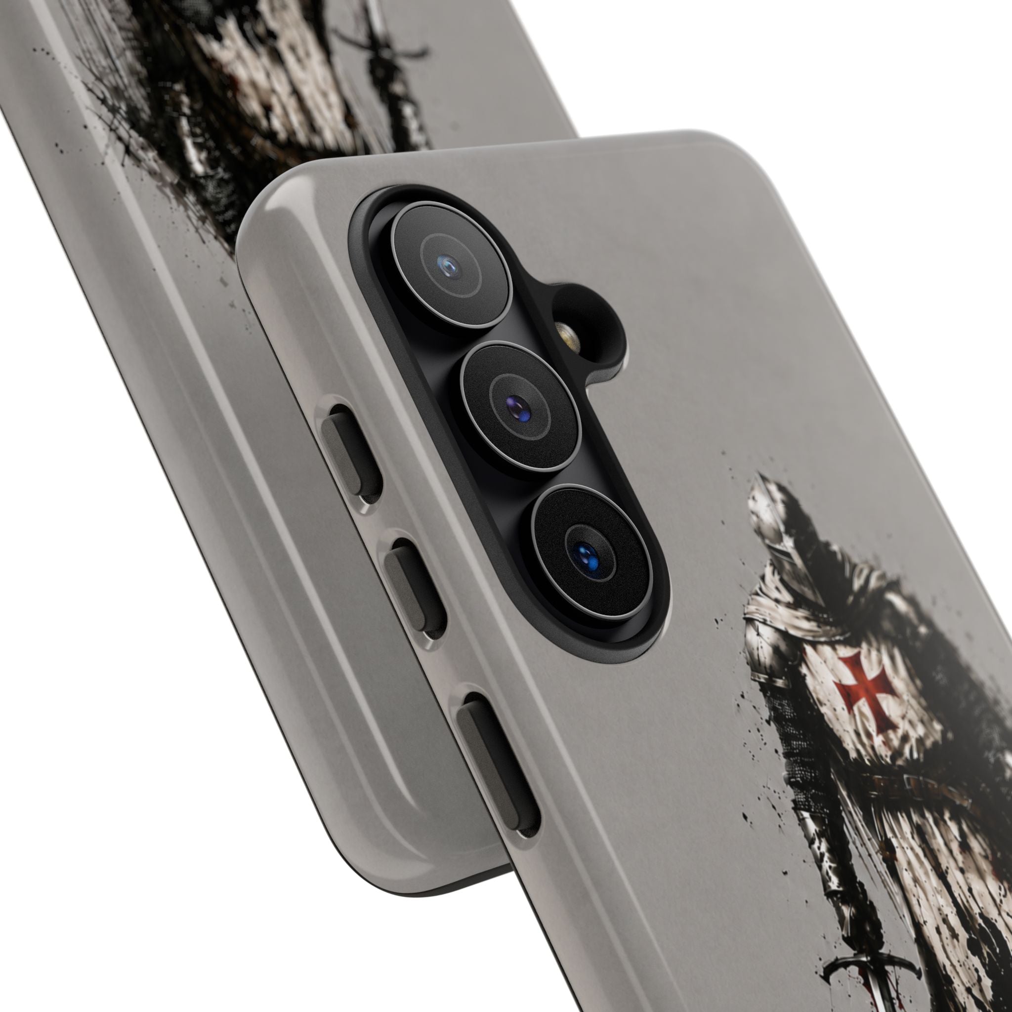 Knight Of The Templar Order Phone Case | Stone Grey