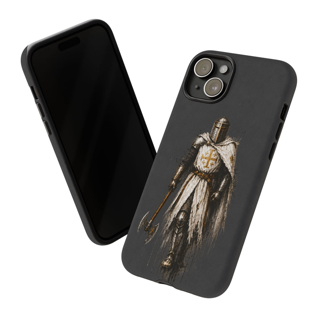 Knight Of The Kingdom Of Jerusalem Phone Case | Charcoal Grey